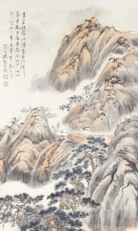 贺天健 山水