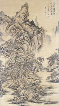 王翚 山水