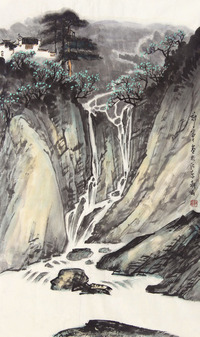 郑震 山水