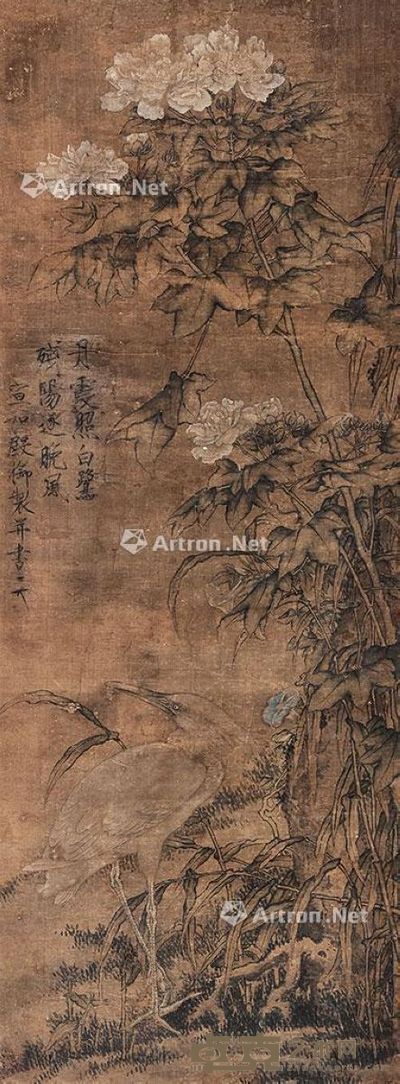 宋徽宗 一鹭富贵 107×41cm