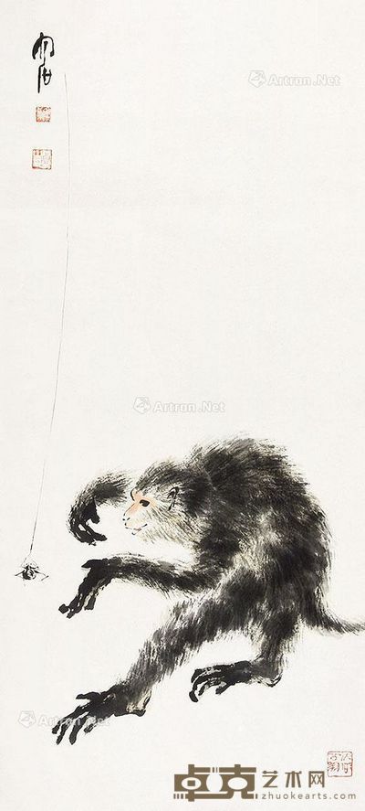 唐云 喜从天降 95×42cm
