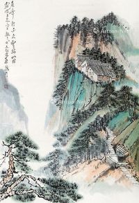 蔡鹤汀 青山仙馆