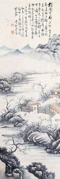 吴观岱 扫雪图