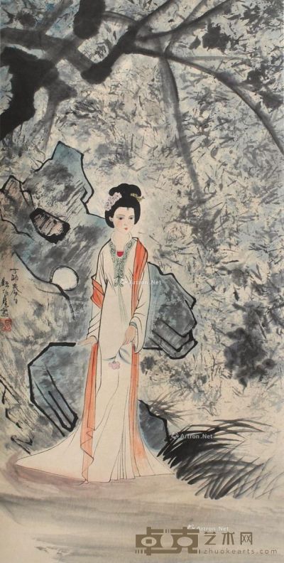 顾炳鑫 人物 98×49cm