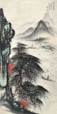 黎雄才 山水