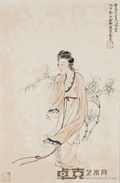 孙家勤 仕女 45×29.5cm