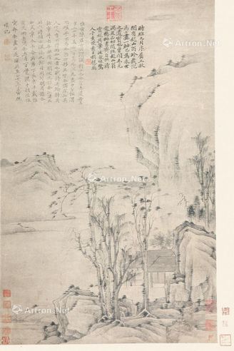 倪瓒 平山远岫
