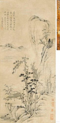 倪瓒 秋邨图
