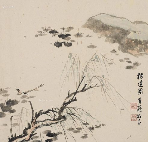 万一鹏 采莲图