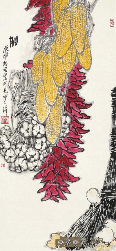 陈永锵 秋 96×44cm