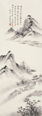 冯湘碧 山水