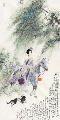 仕女图 单片