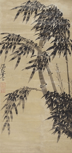 冯起震 墨竹