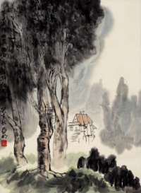 亚明 山水