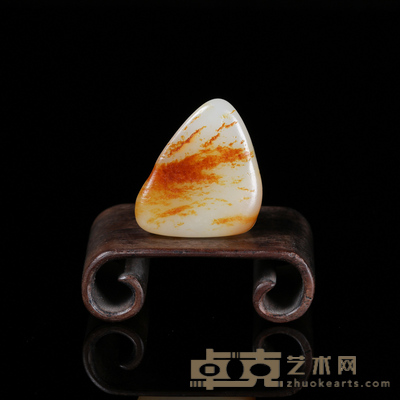 和田玉籽料原石 3.0×2.6×1.7cm 17g