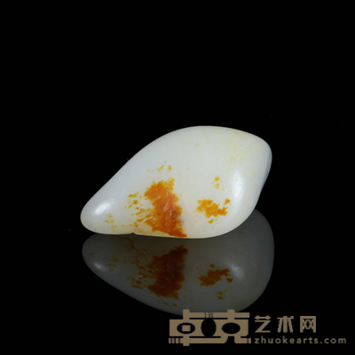 和田玉籽料原石 4.1×3.0×1.8cm  30g