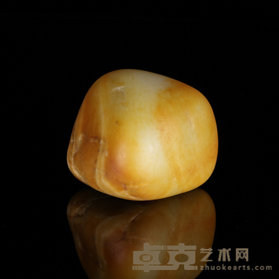 和田玉籽料原石 6.0×5.4×5.0cm 247g