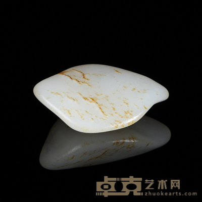 和田玉籽料原石 5.2×3.3×2.0cm 47g