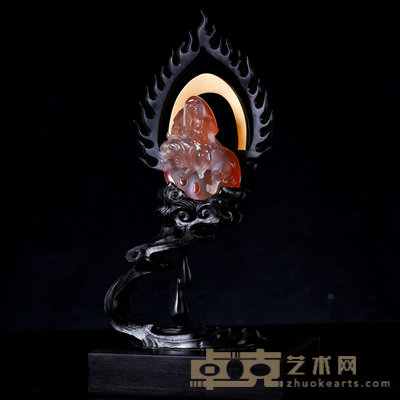 王小辉 南红冰飘佑摆件 6.8×5.0×3.0cm 92g