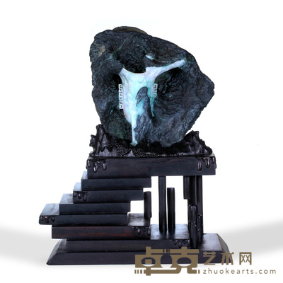 王小辉  翡翠再创辉煌摆件 25×23×8cm   6940g