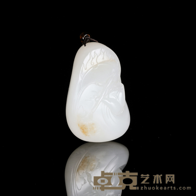 孙澎   和田玉籽料妙笔生花把件 5.3×4.3×2.3cm 81g