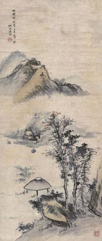 汪昉 山水