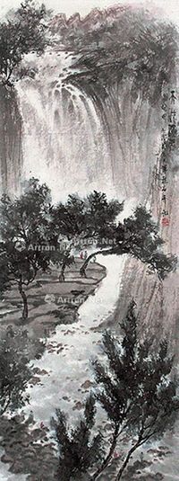 傅抱石 山水