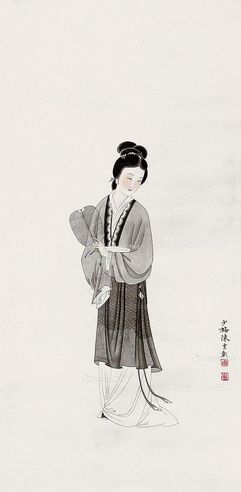 陈少梅 仕女