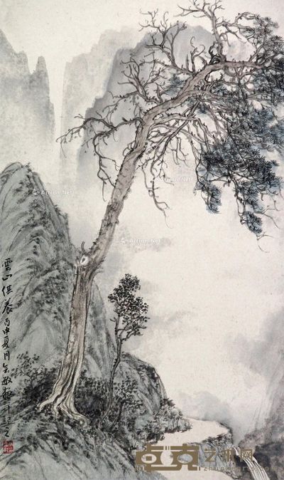 康会敏 云山供养 65×39cm