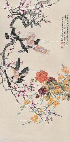 胡伯翔 花鸟