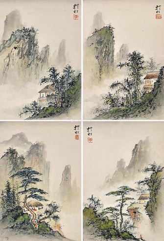 李抚虹 山水