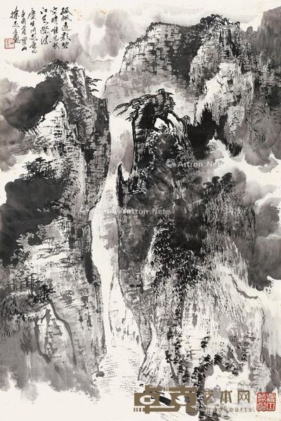 徐志文 孤帆远影 67×46cm