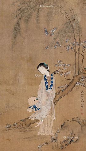 姜埙 仕女