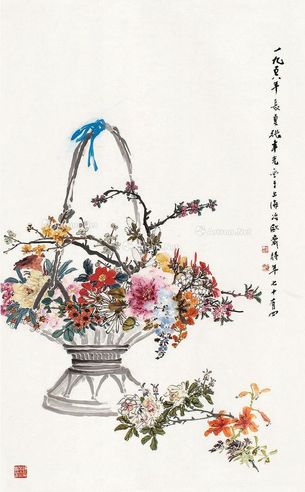 张聿光 百花争芳