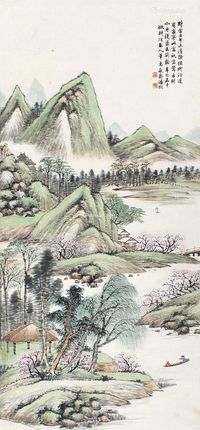 潘钦 山水