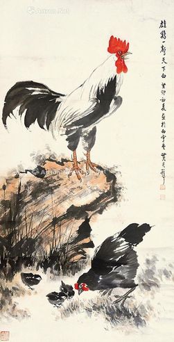 黄君壁 鸡