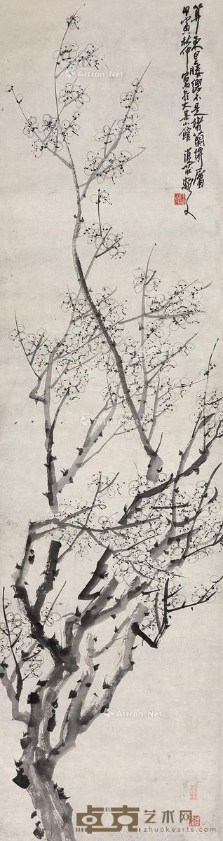 姚燮 梅花 168×42cm