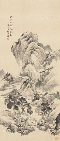 何维朴 山水