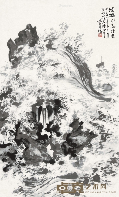 杨夏林     1984年作 闽南春潮 91×54cm