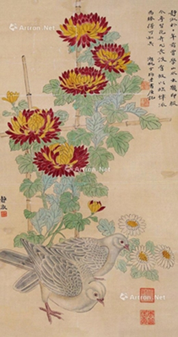 潘静淑     花鸟