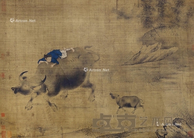 佚名 牧牛图 91×64cm