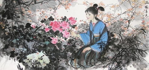 武启中     满园春色