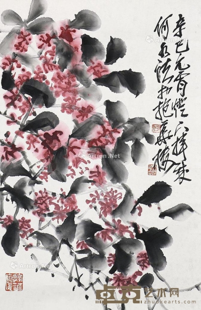 何水法     花卉 68×45cm