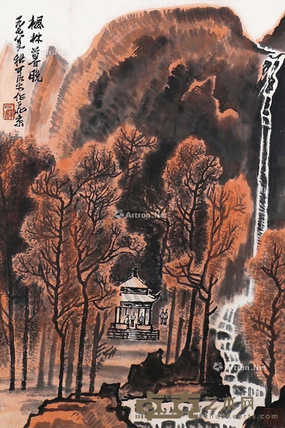 李可染     山水 70×46cm