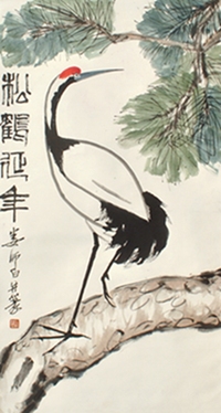 娄师白     松鹤