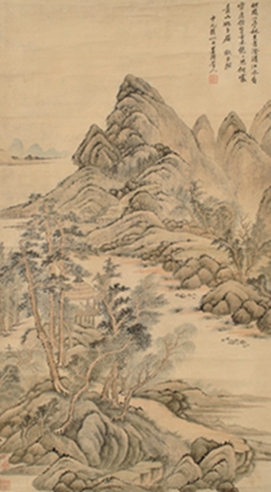 吴历     拟巨然山水