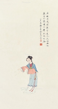 雷佩芝 郎静山     仿古仕女