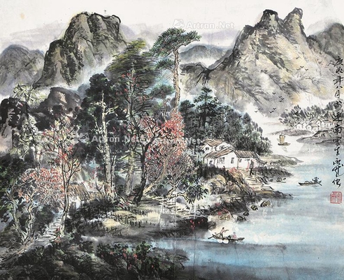 朱永成     山水