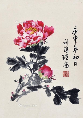 刘继瑛     牡丹