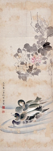 陈之佛     鸳鸯